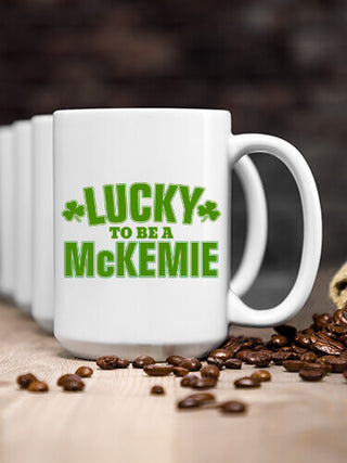Lucky To Be : Ceramic Coffee Mugs