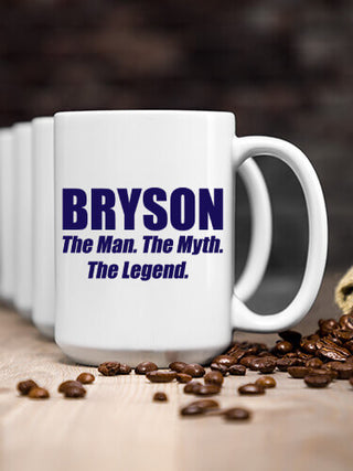 Man Myth Legend : Ceramic Coffee Mugs