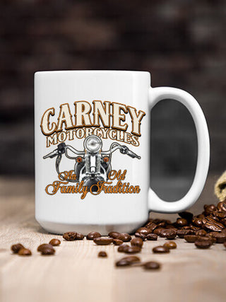 Motorcycle Family Tradition : Ceramic Coffee Mugs
