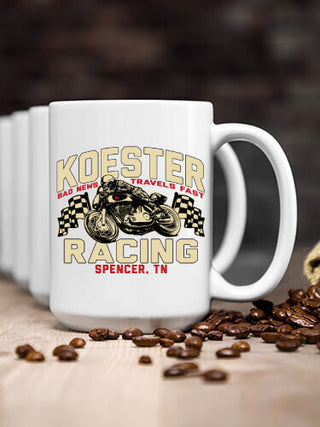 Motorcycle Racing : Ceramic Coffee Mugs