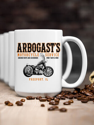 Motorcycle Service BP : Ceramic Coffee Mugs