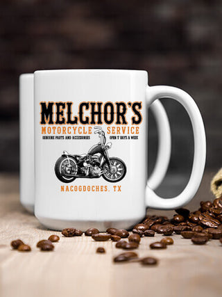 Motorcycle Service : Ceramic Coffee Mugs