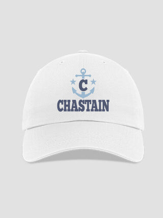 Nautical Monogram : Embroidered Baseball Hats
