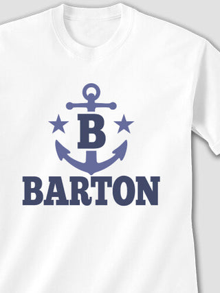 Nautical Monogram : Printed T-Shirts