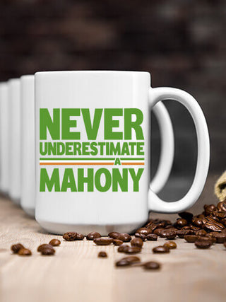 Never Underestimate Irish : Ceramic Coffee Mugs