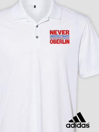 Never Underestimate : Embroidered Adidas&reg; Polo Shirts