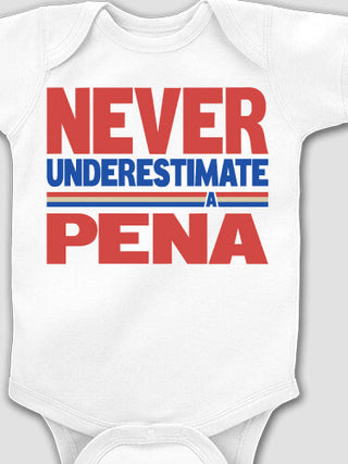 Never Underestimate : Printed Baby Bodysuits