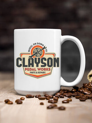 Pedal Works : Ceramic Coffee Mugs