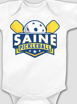 Pickleball : Printed Baby Bodysuits