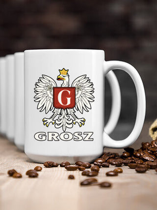 Polish Monogram : Ceramic Coffee Mugs