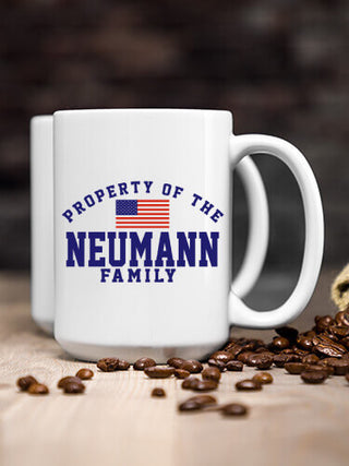 Property of Flag : Ceramic Coffee Mugs