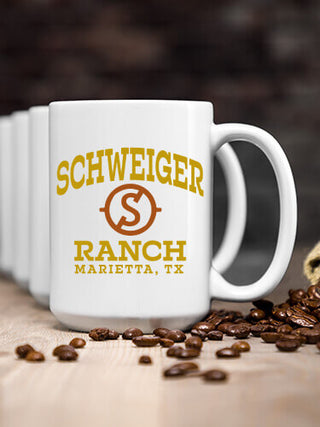 Ranch Monogram : Ceramic Coffee Mugs