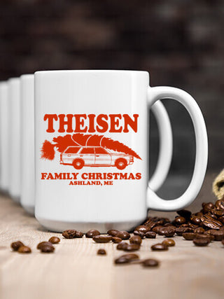 Retro Family Christmas : Ceramic Coffee Mugs
