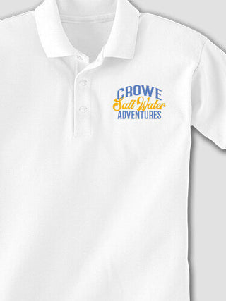 Salt Water Adventures : Embroidered Polo Shirts