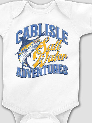 Salt Water Adventures : Printed Baby Bodysuits