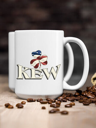Shamrock Flag : Ceramic Coffee Mugs