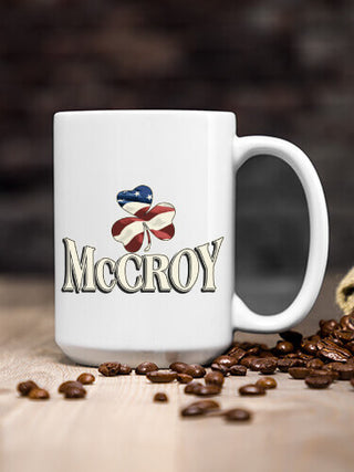 Shamrock Flag : Ceramic Coffee Mugs