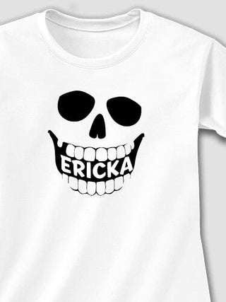 Skeleton : Adult Ladies Fitted T-Shirt
