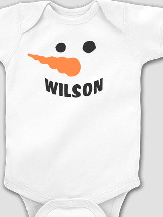 Snowman : Printed Baby Bodysuits