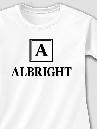 Square Monogram : Adult Ladies Fitted T-Shirt