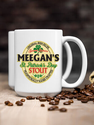 St. Patrick's Day Stout : Ceramic Coffee Mugs