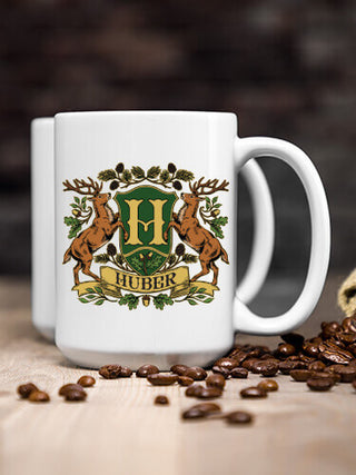 Stag Coat Of Arms : Ceramic Coffee Mugs