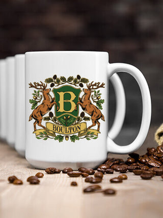 Stag Coat Of Arms : Ceramic Coffee Mugs