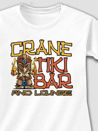 Tiki Bar : Adult Ladies Fitted T-Shirt