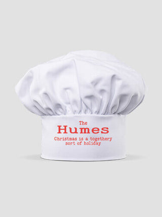 Togethery Holiday : Embroidered Chef Hat