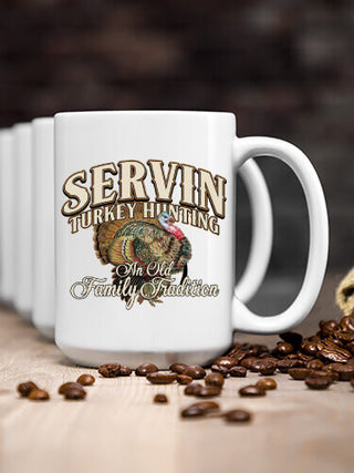 Turkey Hunting Family Tradition : Ceramic Coffee Mugs
