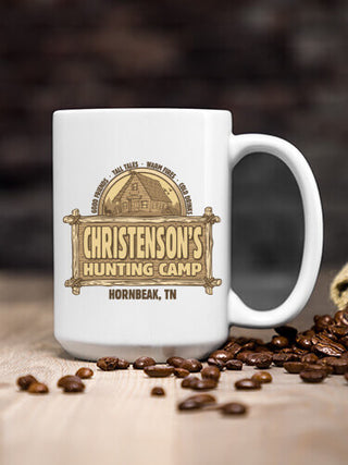 Vintage Hunting Camp : Ceramic Coffee Mugs