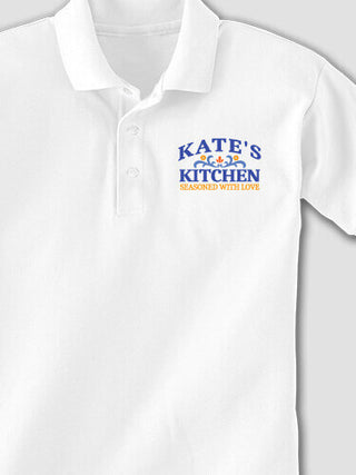 Vintage Kitchen : Embroidered Polo Shirts