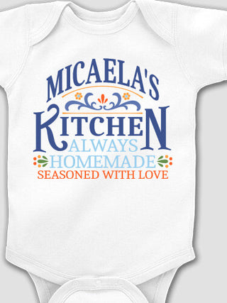 Vintage Kitchen : Printed Baby Bodysuits