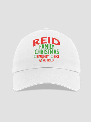 We Tried : Embroidered Baseball Hats
