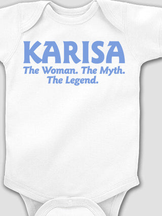 Woman Myth Legend : Printed Baby Bodysuits