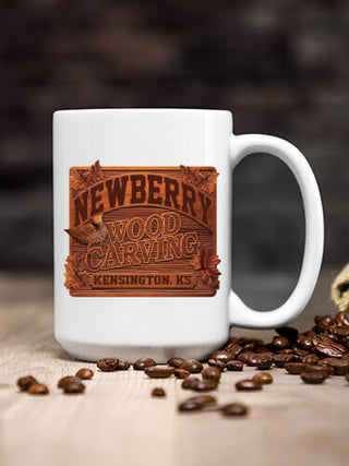 Wood Carving : Ceramic Coffee Mugs