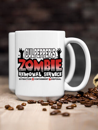 Zombie Removal Service : Ceramic Coffee Mugs