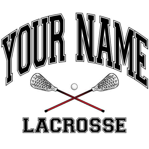 personalized Lacrosse design