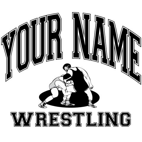 personalized Wrestling design