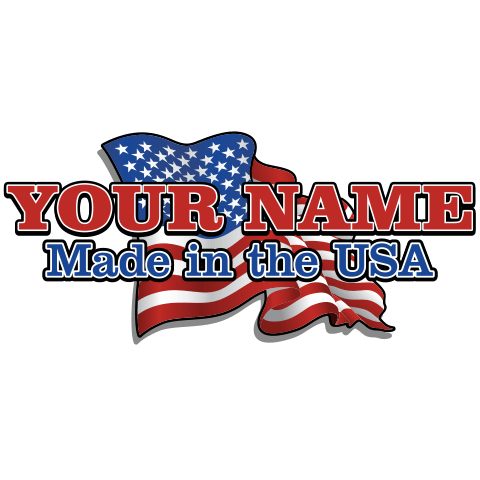 personalized Made in the USA design