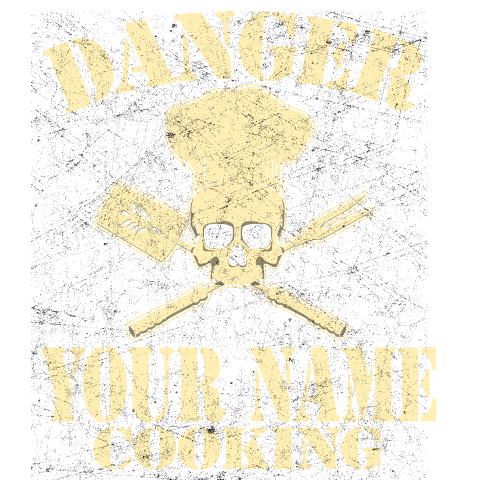 personalized Cooking Danger design