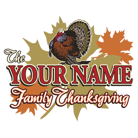 personalized Family Thanksgiving design
