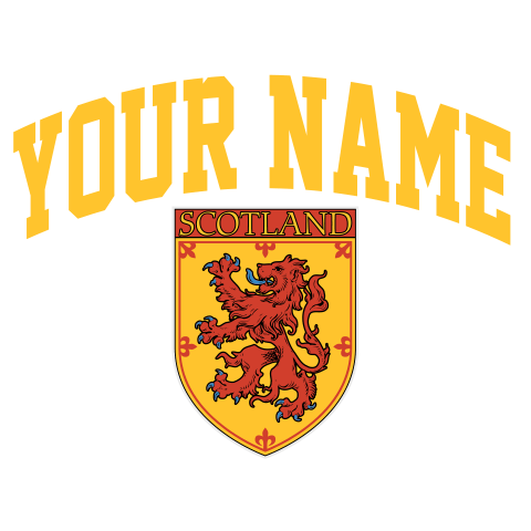 personalized Scottish Standard design