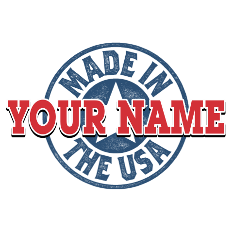 personalized USA Stamp design