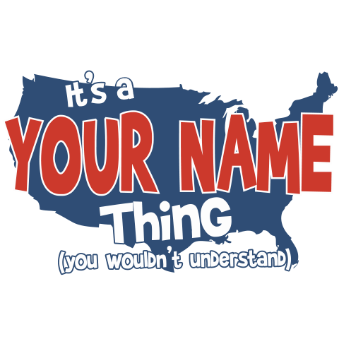 personalized American Thing design