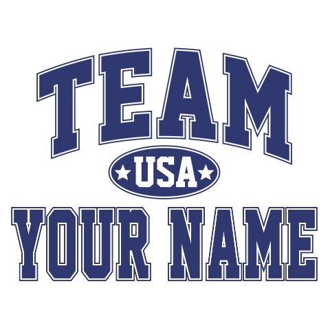 personalized Team USA design