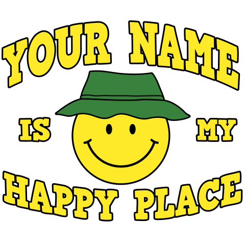 personalized Happy Place design