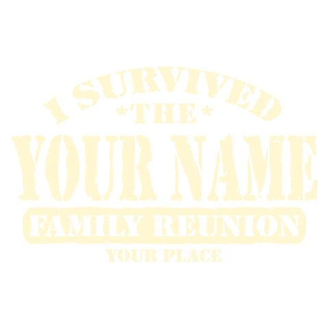 personalized I Survived Reunion design