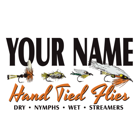 personalized Hand Tied Flies design