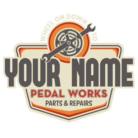 personalized Pedal Works design